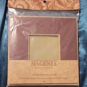 Magenta Artistic Brown Frame
